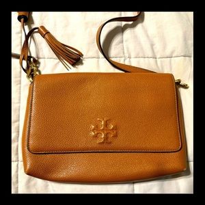 Tory Burch Leather Crossbody with Adjustable Strap